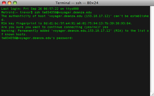 ssh