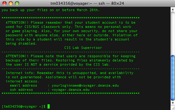 ssh